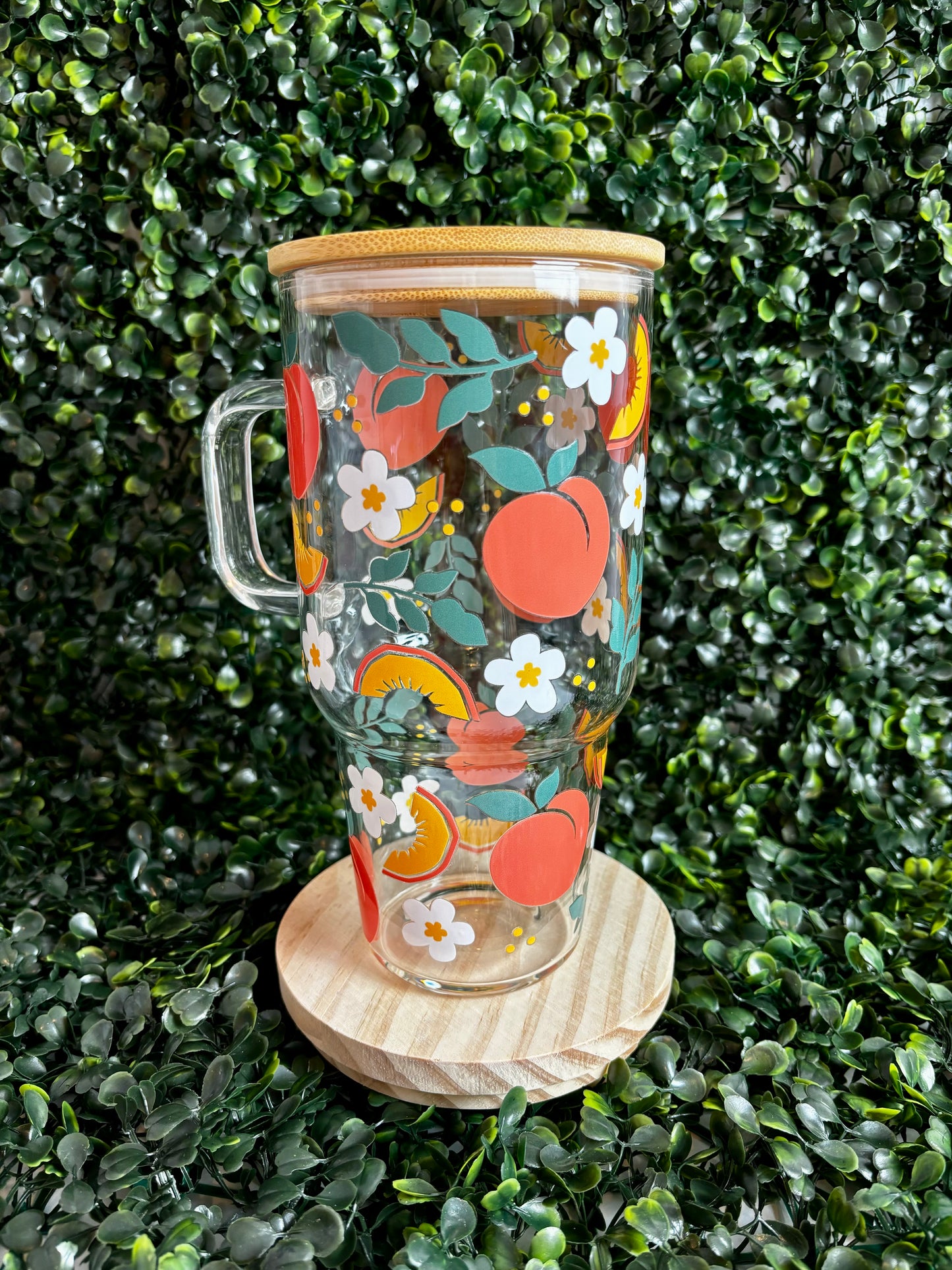 Peaches & Flowers Cup