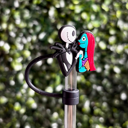 Jack & Sally Straw Topper