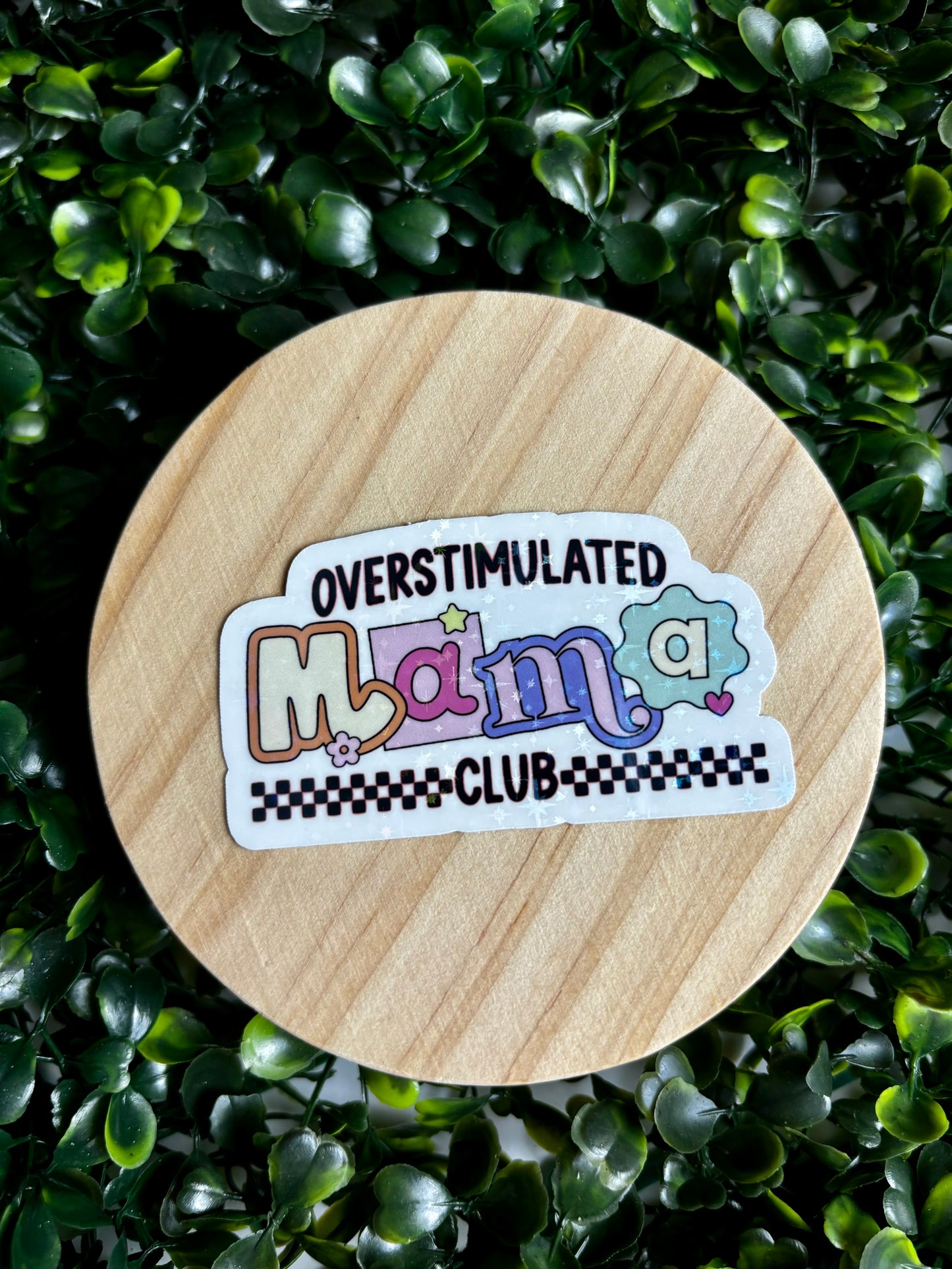 Overstimulated Mama Sticker