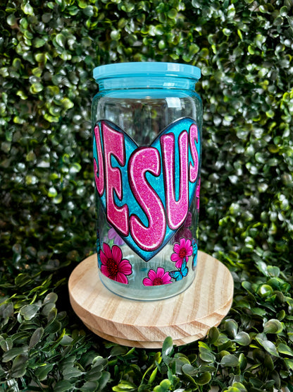 Jesus & Flowers Cup