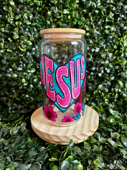 Jesus & Flowers Cup