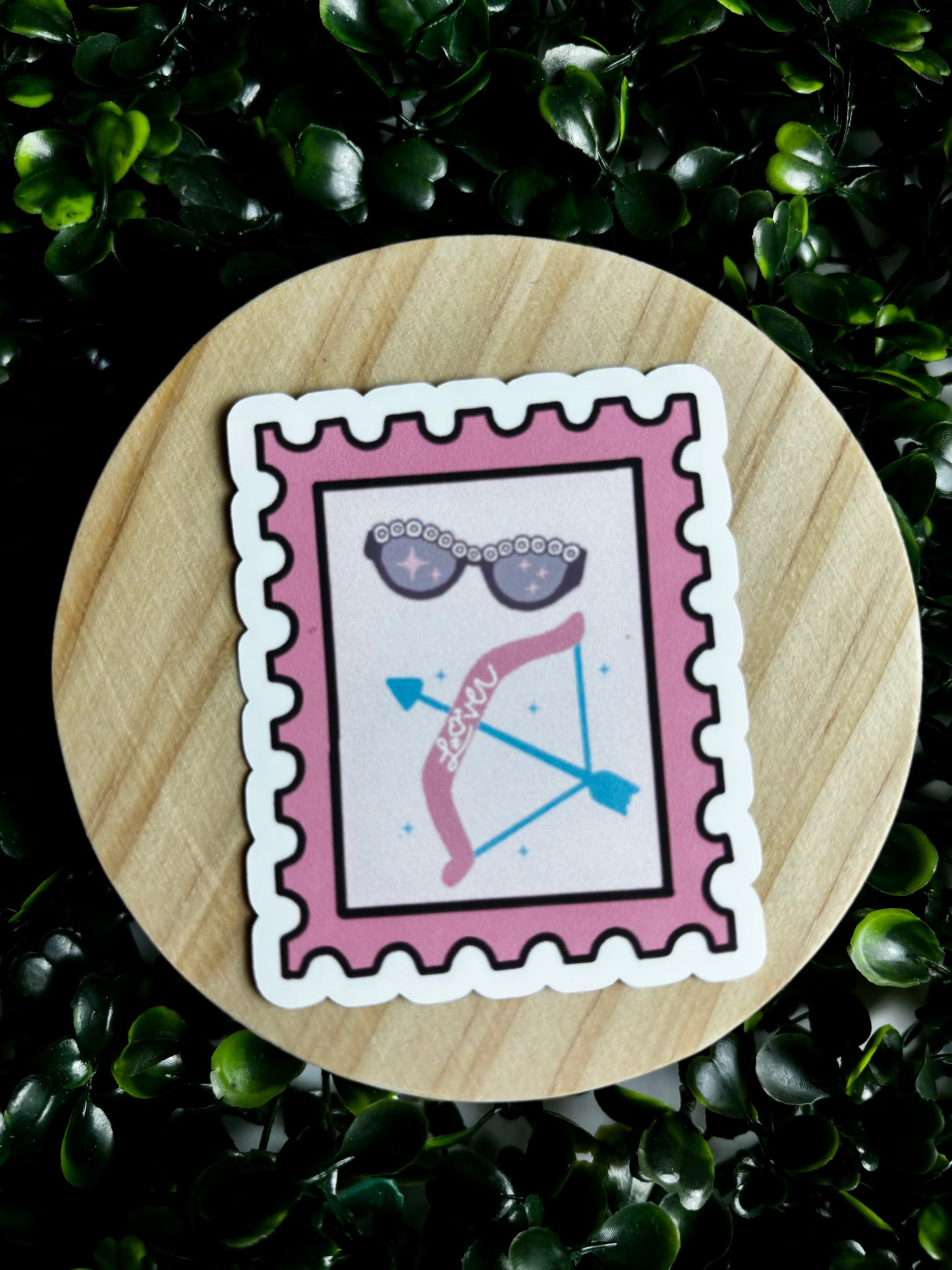 Lover Stamp Matte Sticker