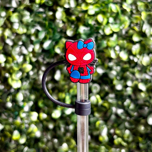 Spidey Kitty Straw Topper