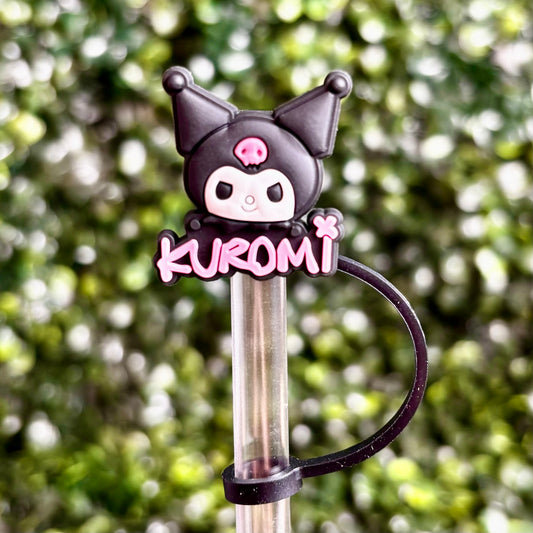 Kuromi Straw Topper