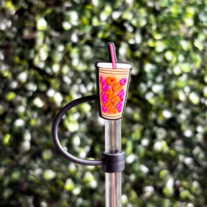 Dunkin Coffee Straw Topper