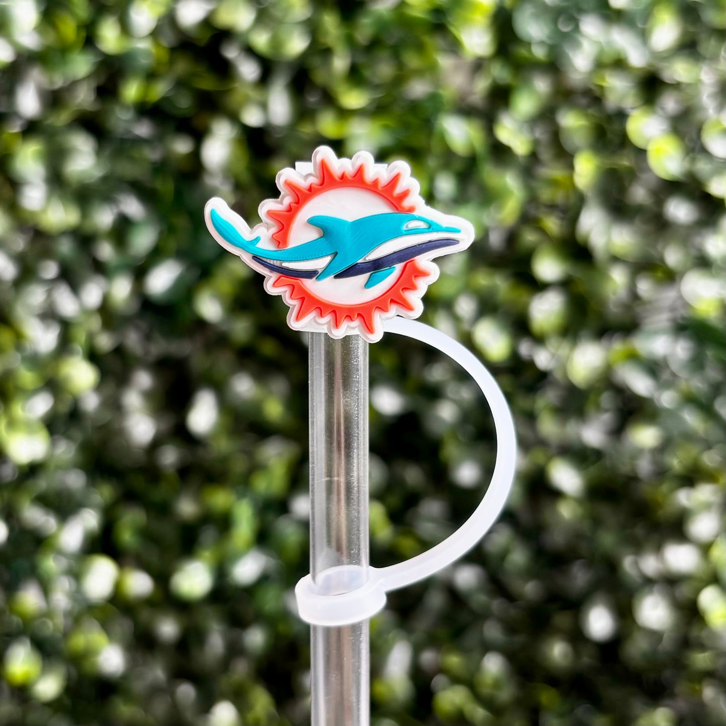 Dolphins Straw Topper