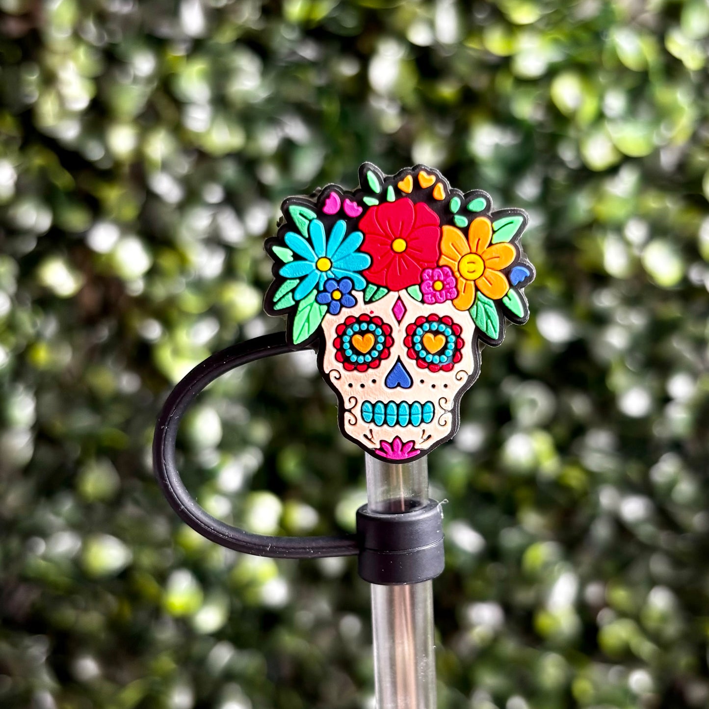 Día de las Muertos Straw Topper