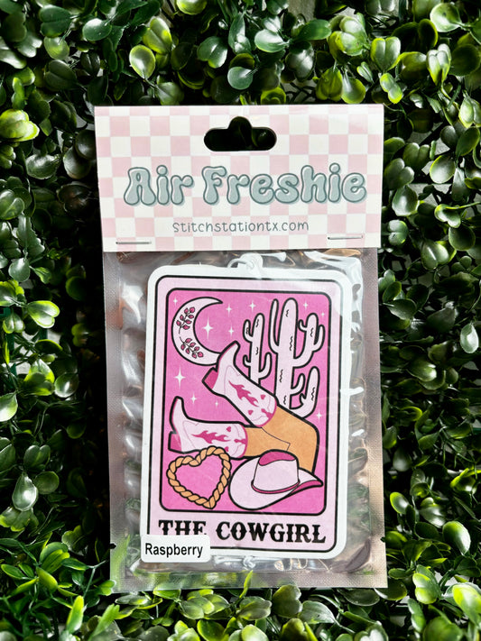 The Cowgirl Tarot Card Air Freshie