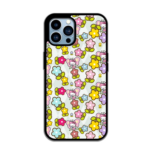 Floral Hello Kitty Phone Case