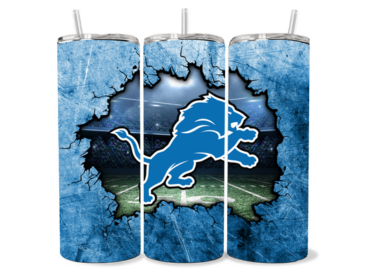 Lions 20oz Stainless Steel Tumbler