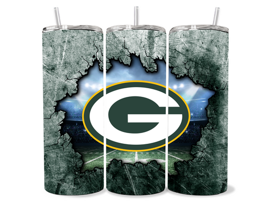 Packers 20oz Stainless Steel Tumbler